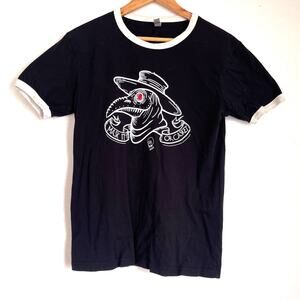 Mask It or Casket Church Ink Tattoo Your Body Your Choice T-Shirt Women's Small